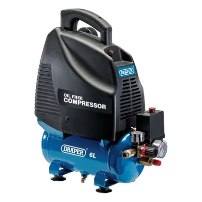 6L Oil-Free Air Compressor, 1.1kW/1.5hp