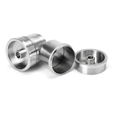 (C) Three Types Stainless Steel Refillable Coffee Capsule Cup Reusable Coffee Pods for illy Coff