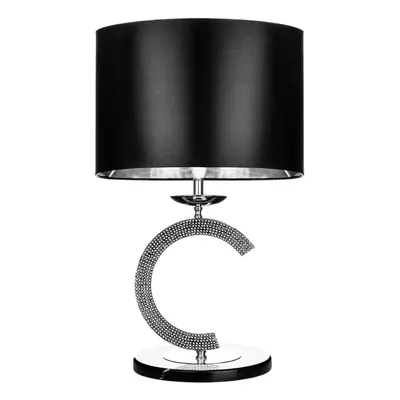 Premier Housewares Glittering C Table Lamp