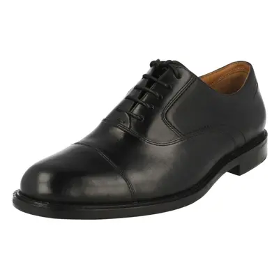 (UK 7, Black) Mens Clarks Formal Lace Up Shoes Dorset Boss - G Fit