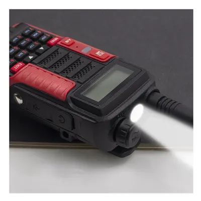 (Red) Baofeng BF UV10R 10W High Power USB Walkie Talkie Watts VHF UHF Ham Radio Station UV-10R C