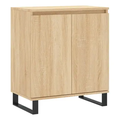 (sonoma oak) vidaXL Sideboard Storage Cabinet Side Cabinet Cupboard White Engineered Wood