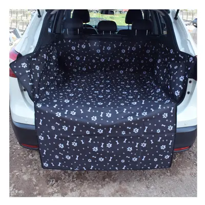 (B) Dog SUV Travel Car Pet Mat Backseat Cover Protector