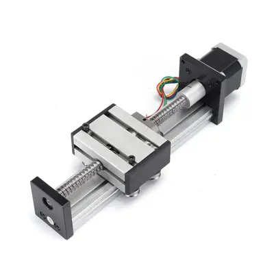 100mm Long Stage Actuator Linear Stage Ball Screw Linear Slide Stroke With 42mm Stepper Motor