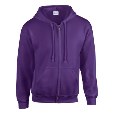 (3XL, Purple) Gildan Mens Heavy Blend Full Zip Hoodie