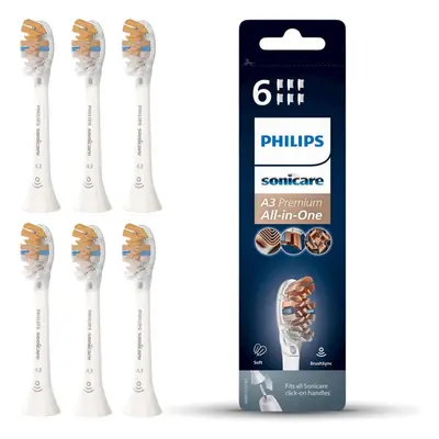 Sonicare Genuine A3 Premium All-in-One Replacement Electric Toothbrush Head â Pack of Philips 