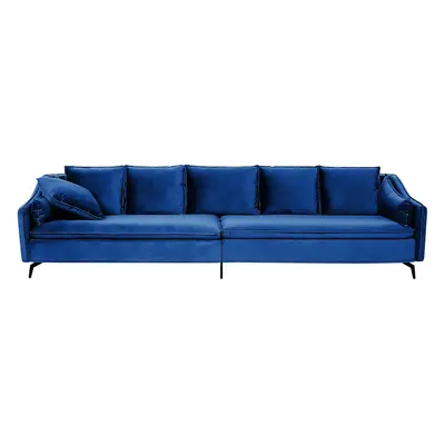 Velvet Sofa Navy Blue AURE