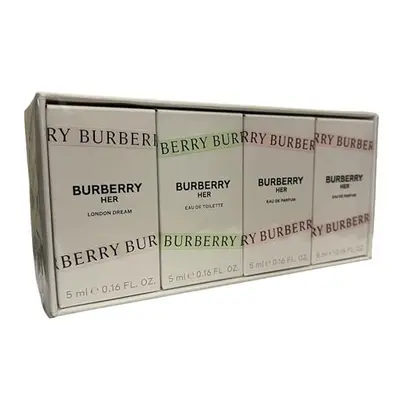 Burberry (L) Mini X 5ml EDP Burberry + 5ml EDT Burberry Her + 5ml EDP Burberry Her London Dream