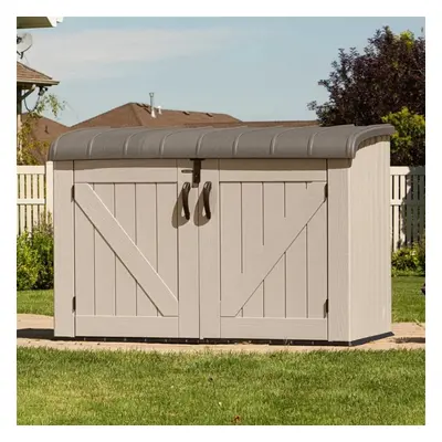 Lifetime 6ftx3.5ft Heavy Duty Horizontal Storage Plastic Shed