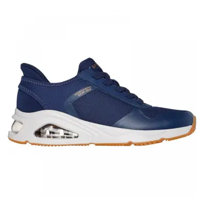 (4 (Adults')) Tres-Air Uno - Easy Steppers | Navy | Women's Slip-ins Bungee-Lace Trainers