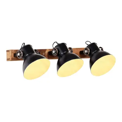 vidaXL Industrial Wall Lamp Black 65x25 cm E27