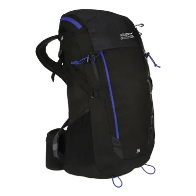 (One Size, Black/Surfspray Blue) Regatta Blackfell III 35L Rucksack