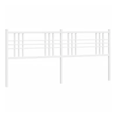 (white, cm) vidaXL Metal Headboard Bedroom Home Bed Header Bed Headboard Black cm