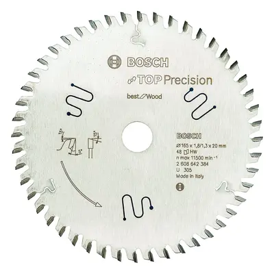 Bosch Professional Top Precision Best for Wood Circular Saw Blade (for Wood, x x 1.8 mm, Teeth; 