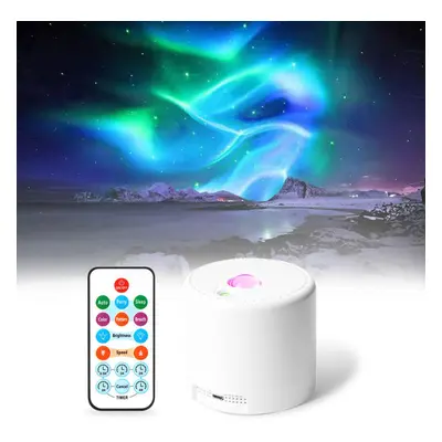 (Sunset+Laser) RGB LED Star Sky Projection Lamp Sync With Music Remote Control Timed Sleep Funct