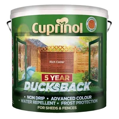 Cuprinol Year Ducksback Rich Cedar 9L