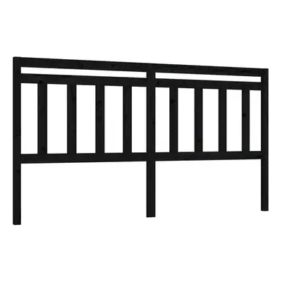 (black, x x cm) vidaXL Bed Headboard Home Bedroom Decorative Bed Header Panel Solid Wood Pine