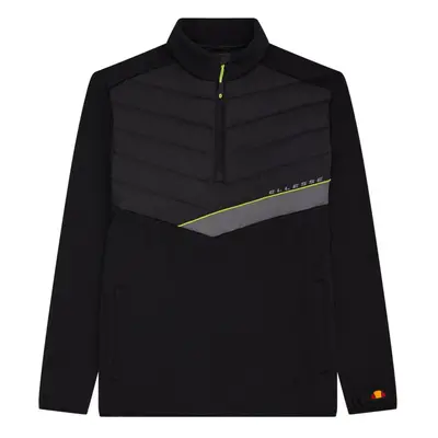 (S, Black) Ellesse Mens Gueza Half Zip Track Top