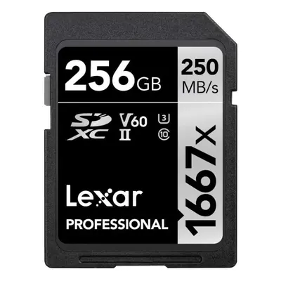 Lexar Professional 1667x SDXC UHS-II Card 256GB