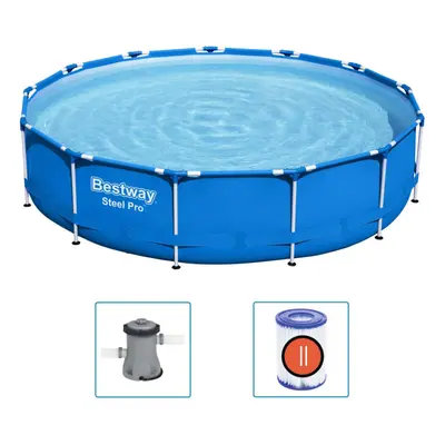 Bestway Steel Pro Frame Pool Outdoor Above Ground Pool Garden Swimming Pool