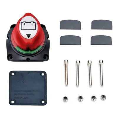 Master Cell Switch Kit with Screws Power Cut Off Current Isolator Disconnect for Cars Trucks RV 