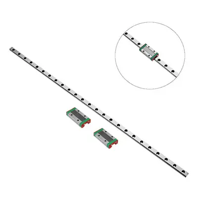 550mm MGN9 Linear Guide with 2pcs MGN9H Linear Rail Block CNC Tool