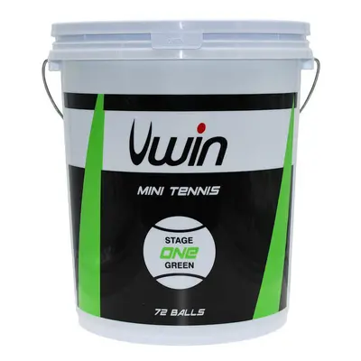 Bulk Pack Tennis Ball Bucket - 72x Stage Green Training Balls - Premium Court