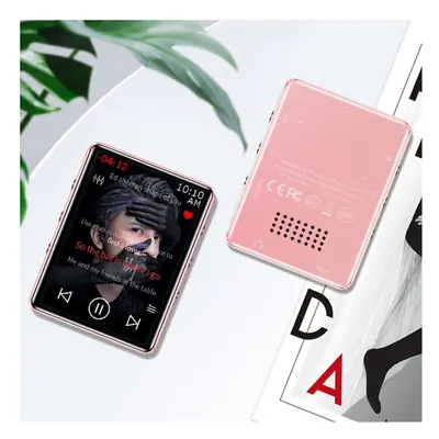 (rose gold) MP3 Music Player Portable Lossless Sound MP4 Bluetooth FM Radio Voice Recorder E-Boo