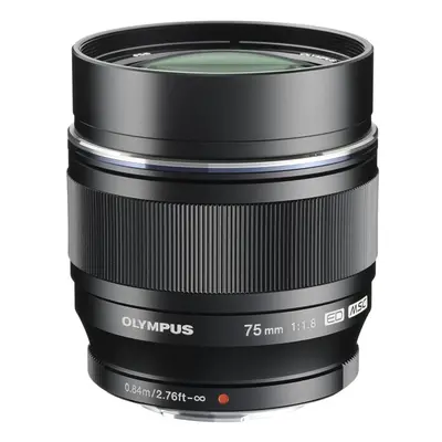 Olympus M.ZUIKO DIGITAL ED 75mm 1:1.8 Lens - Black