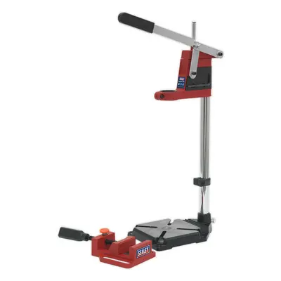 500mm Vertical Hand Drill Stand - Cast Iron Base - Quick Jaw Release Drill Vice