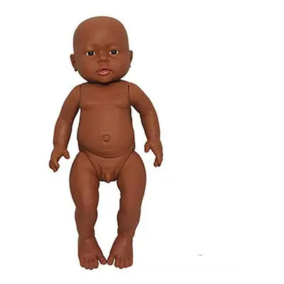 () Unpainted Blank Doll Mold Full Silicone Vinyl Reborn Doll Lifelike Take Care Training Figure 