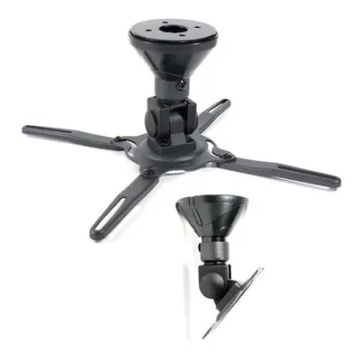 Black Universal Projector Ceiling Mount Bracket Swivel Tilting Hanging Holder