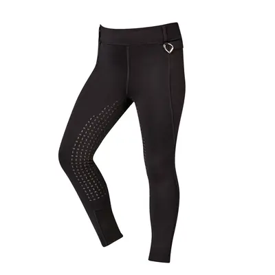 (Black, Ladies 18/36 Inch) Dublin Warm It Thermodynamic Riding Tights