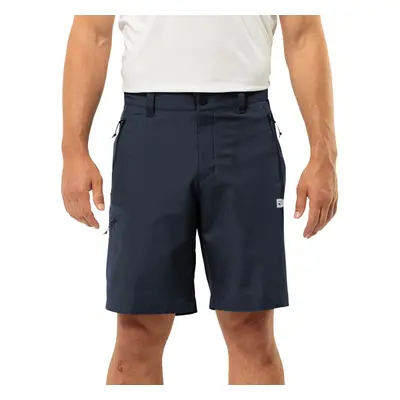 (XL, Night Blue) Jack Wolfskin Mens Active Track Lightweight Stretch Hiking Shorts