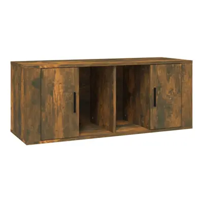 (Smoked oak) vidaXL TV Cabinet Engineered Wood TV Console Media Sideboard Multi Colours