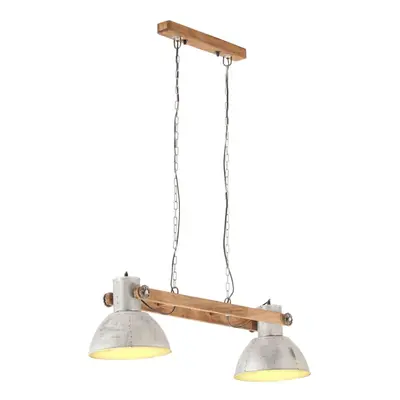 vidaXL Industrial Hanging Lamp W Silver E27 Hanging Light Hallway Bedroom