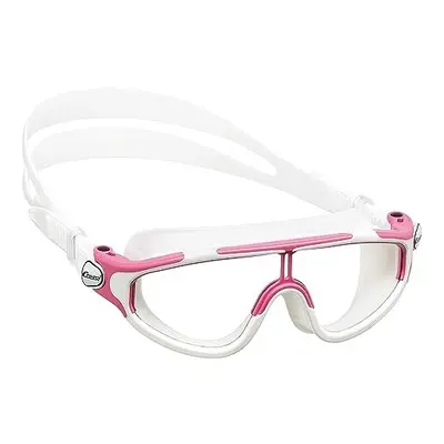 Kids' Baloo Swimming Goggles, Pink/White, Clear Lens