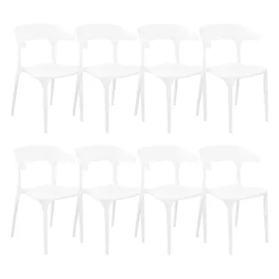 Set of Dining Chairs GUBBIO White