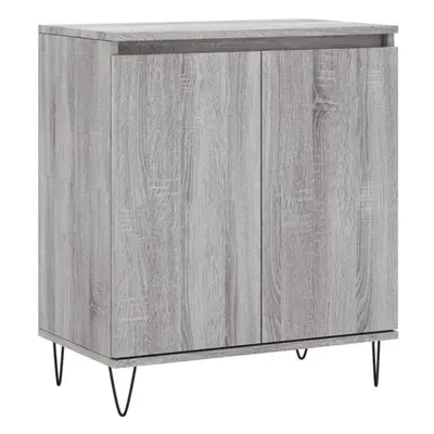 (grey sonoma) vidaXL Sideboard Storage Cabinet Side Cabinet Cupboard White Engineered Wood