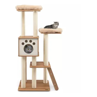 5-tier Cat Tree Condo Cat Play Tower Activity Center Scratching Posts