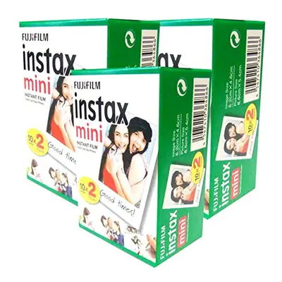 Instax Film Instant Colour Mini Film Bundle Pack (60 shots) Mini for 50s 7s 300.