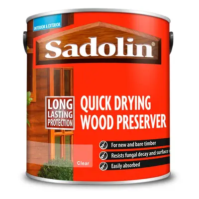 Sadolin Quick Drying Wood Preserver Clear 2.5