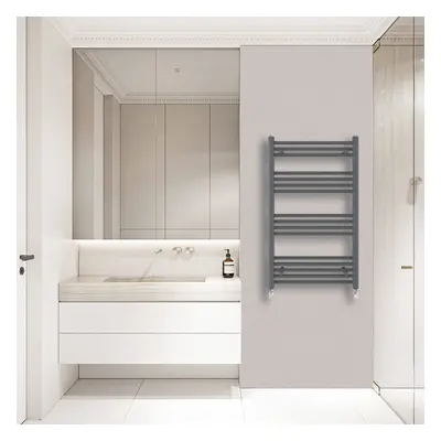 (1000x600mm) Warmehaus Straight Heated Towel Rail Central Heating for Bathroom Kitchen Radiator 