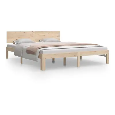 (brown, x cm) vidaXL Bed Frame Bedroom Bed Base Bedstead Mattress Foundation Solid Wood