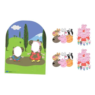 Peppa Pig and Friends Party Pack with Cardboard Stand In, Masks and Tabletops