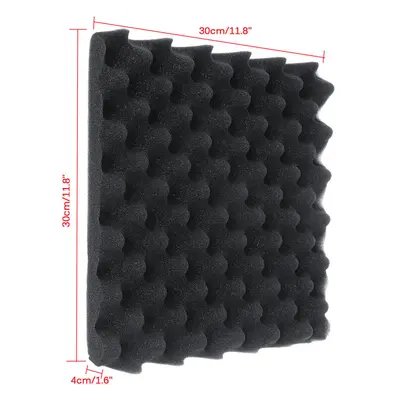 (30*30*4cm) 48PCS Sound-Absorbing Cotton Soundproof Foam Panels Noise Dampening Sponge