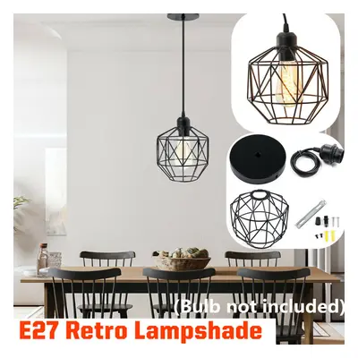 Vintage Style Industrial Pendant Lamp E27 Light Loft Hanging Ceiling Lamp Restaurant Bar Counter