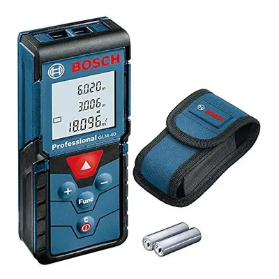 Bosch Professional laser measure GLM (with memory function, measuring range: 0.15Ã¢40 m, x 1.5 V