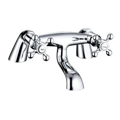 Traditional Bathroom Bath Filler Mixer Tap Bath Shower Solid Brass Faucets Chrome