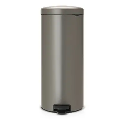 Brabantia Pedal Bin newIcon with Plastic Inner Bucket, Litre - Platinum